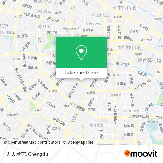 天天发艺 map