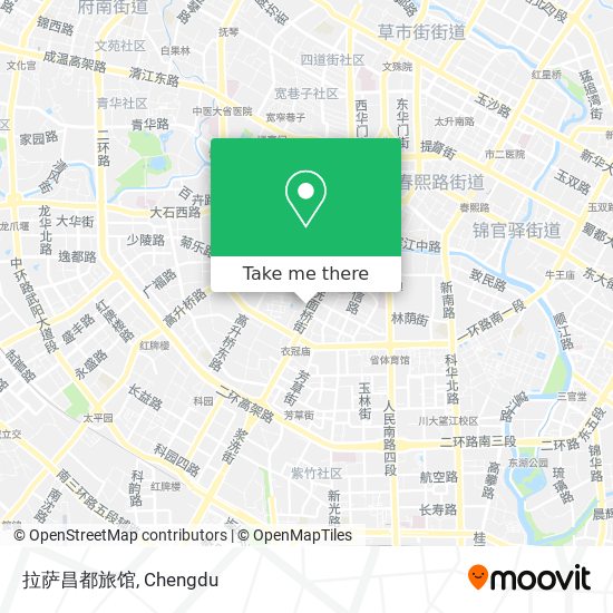 拉萨昌都旅馆 map