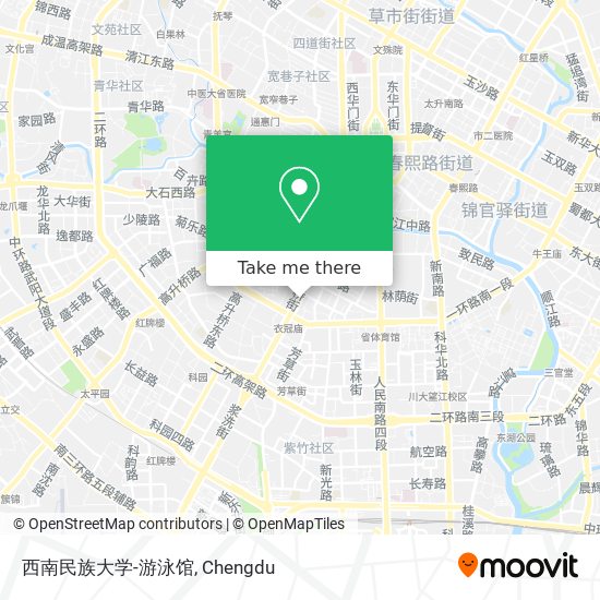 西南民族大学-游泳馆 map