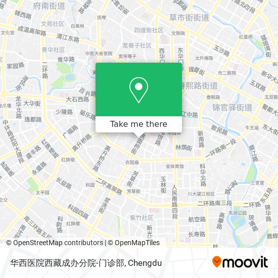 华西医院西藏成办分院-门诊部 map