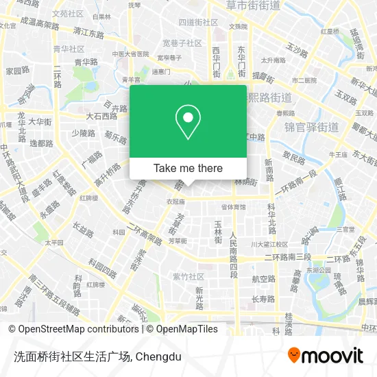 洗面桥街社区生活广场 map