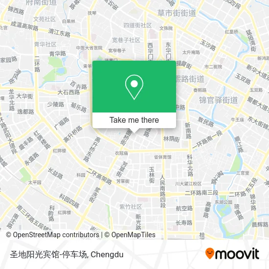 圣地阳光宾馆-停车场 map