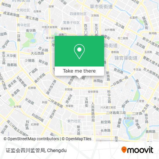 证监会四川监管局 map