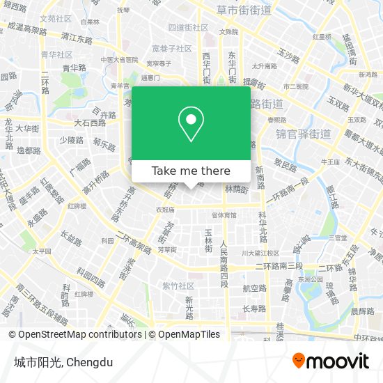 城市阳光 map