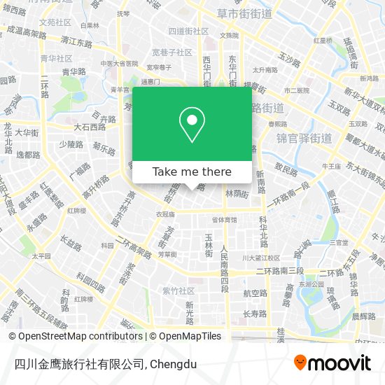 四川金鹰旅行社有限公司 map