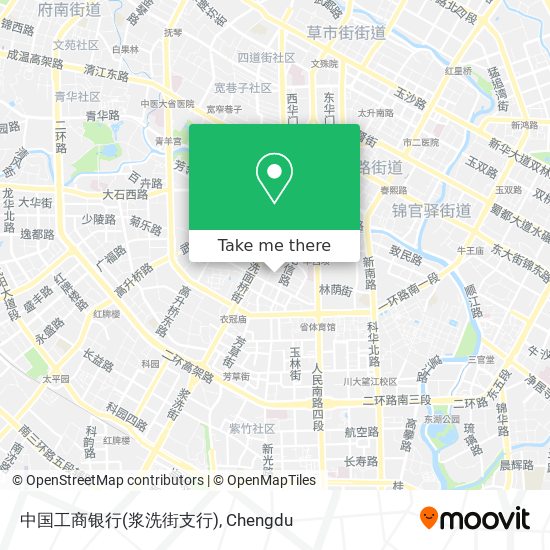 中国工商银行(浆洗街支行) map