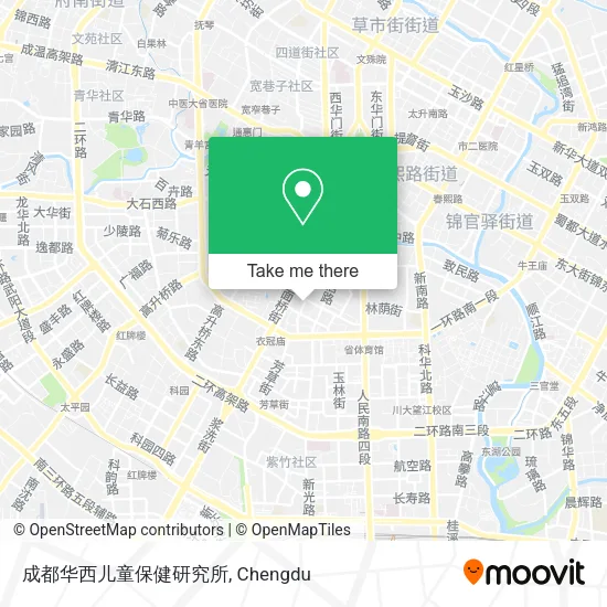成都华西儿童保健研究所 map