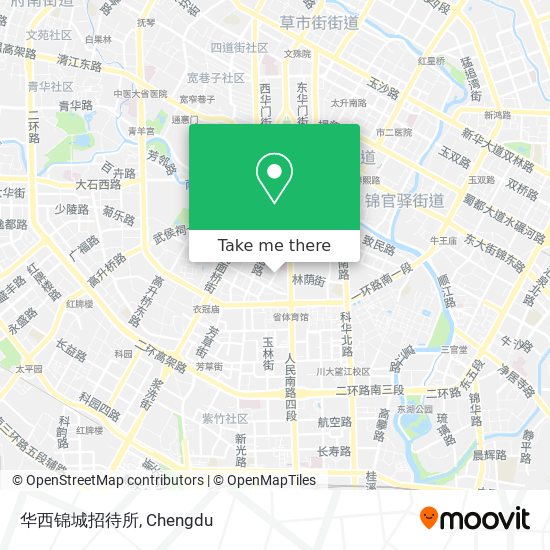 华西锦城招待所 map