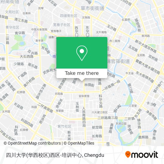 四川大学(华西校区)西区-培训中心 map