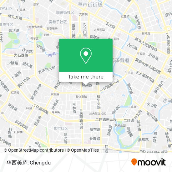 华西美庐 map