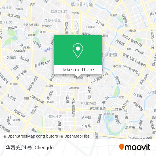 华西美庐b栋 map