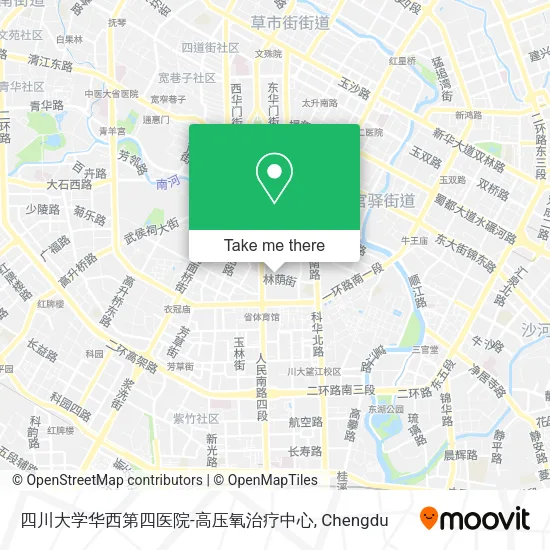 四川大学华西第四医院-高压氧治疗中心 map