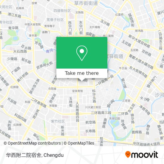 华西附二院宿舍 map