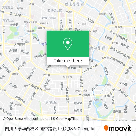 四川大学华西校区-速中路职工住宅区6 map