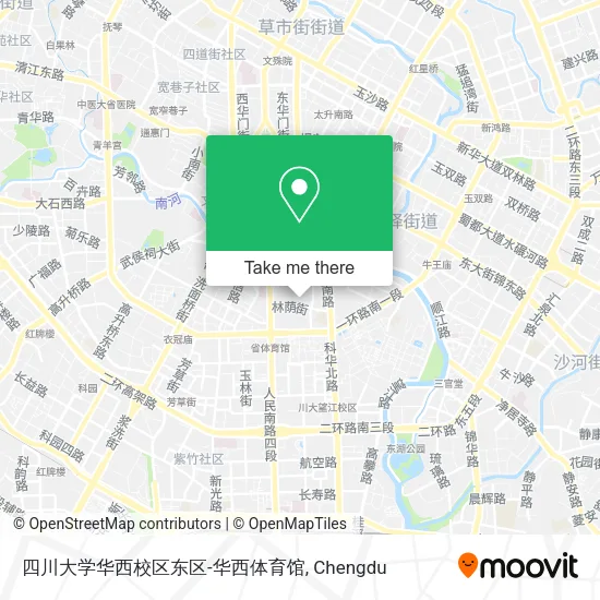 四川大学华西校区东区-华西体育馆 map