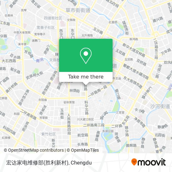 宏达家电维修部(胜利新村) map