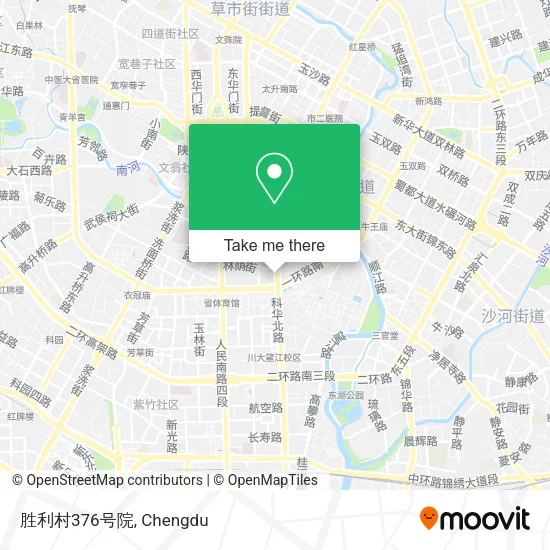 胜利村376号院 map
