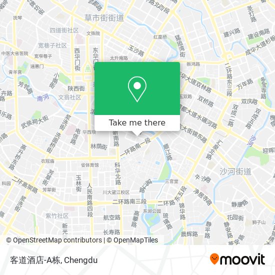 客道酒店-A栋 map