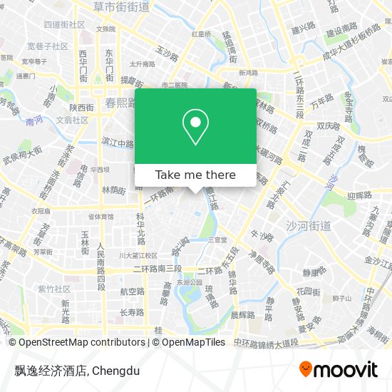 飘逸经济酒店 map