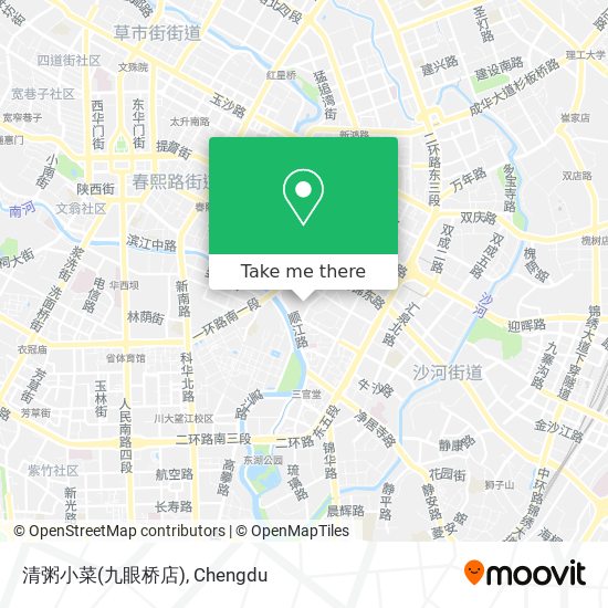 清粥小菜(九眼桥店) map