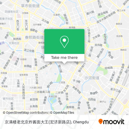 京满楼老北京炸酱面大王(宏济新路店) map