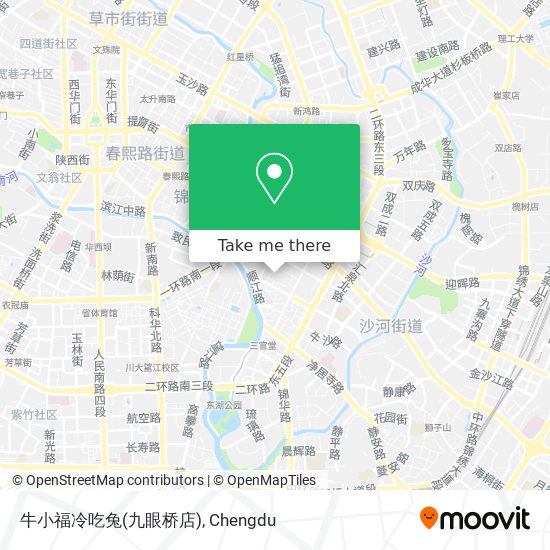 牛小福冷吃兔(九眼桥店) map