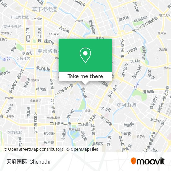 天府国际 map
