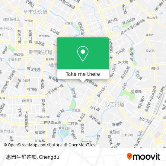 惠园生鲜连锁 map