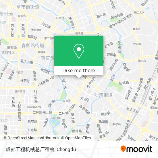 成都工程机械总厂宿舍 map