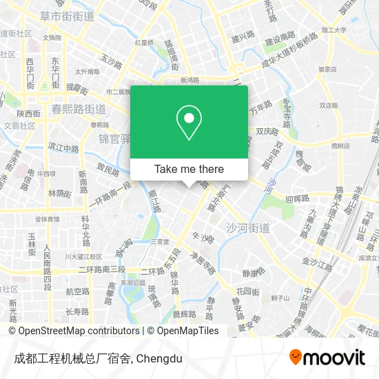 成都工程机械总厂宿舍 map