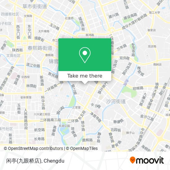 闲亭(九眼桥店) map