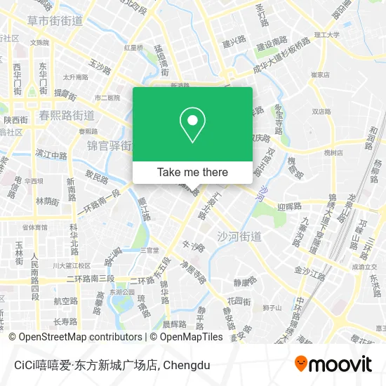 CiCi嘻嘻爱·东方新城广场店 map