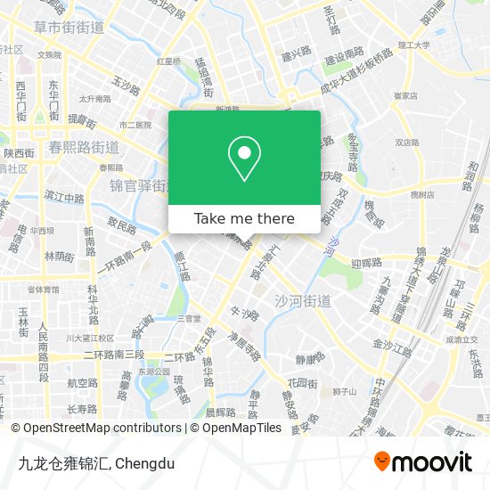 九龙仓雍锦汇 map