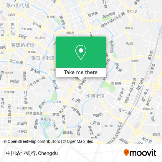 中国农业银行 map