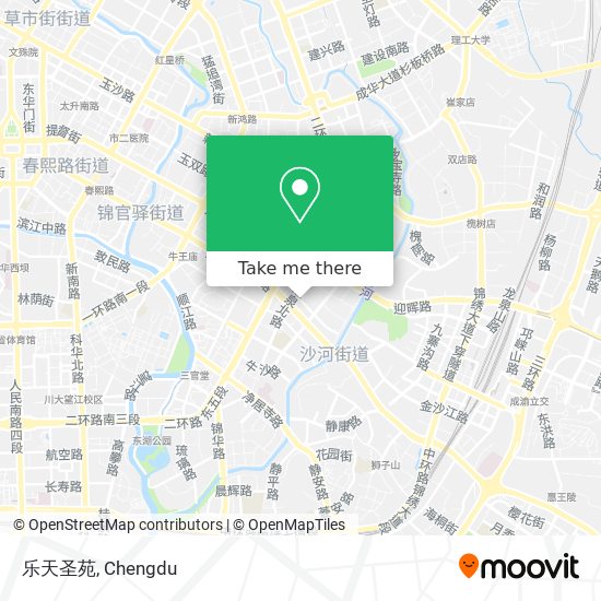 乐天圣苑 map