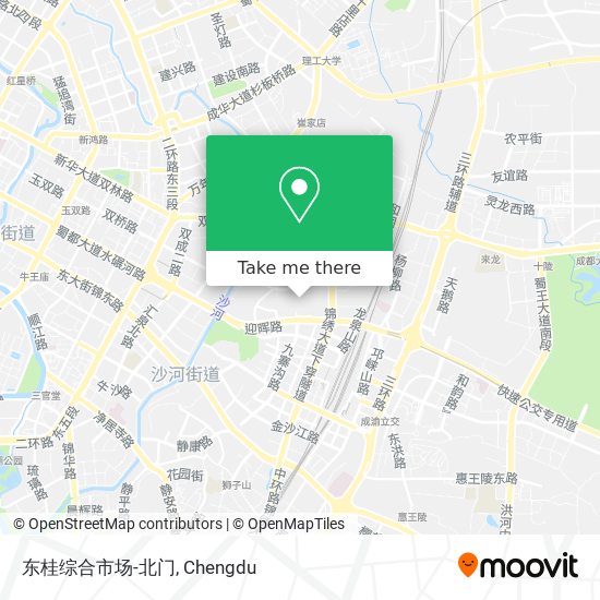 东桂综合市场-北门 map