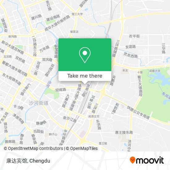 康达宾馆 map
