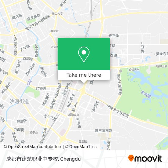 成都市建筑职业中专校 map