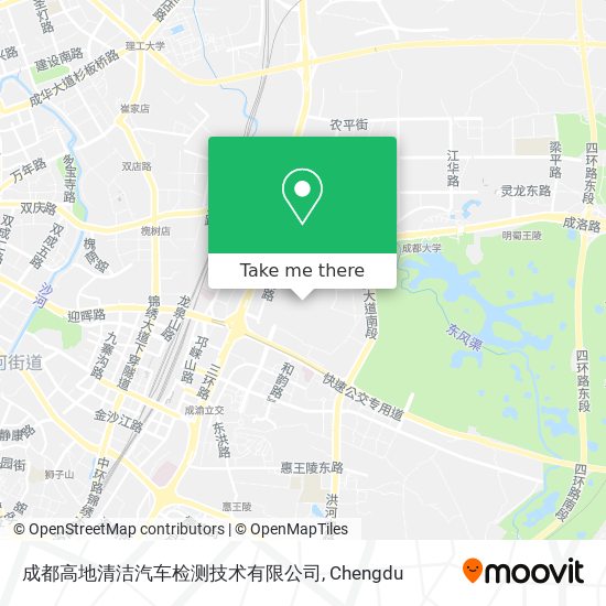 成都高地清洁汽车检测技术有限公司 map