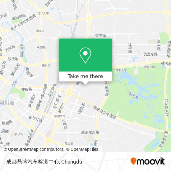 成都鼎盛汽车检测中心 map