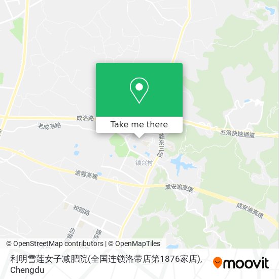 利明雪莲女子减肥院(全国连锁洛带店第1876家店) map