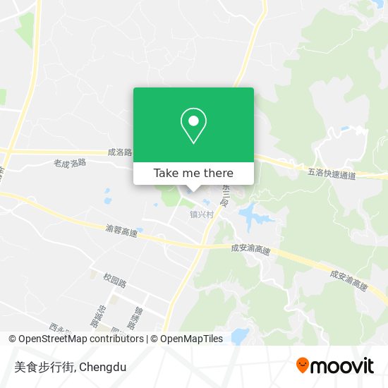 美食步行街 map