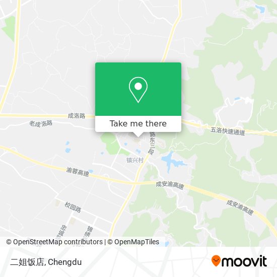 二姐饭店 map