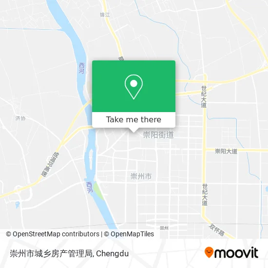 崇州市城乡房产管理局 map
