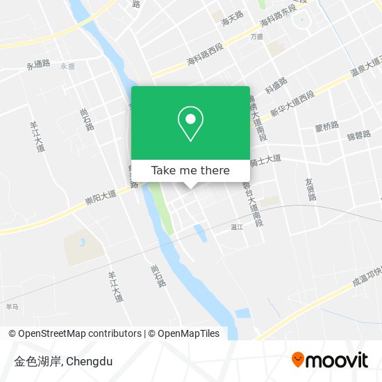 金色湖岸 map