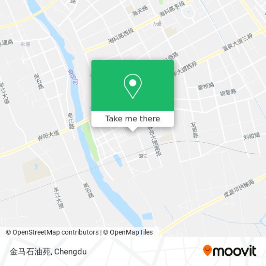 金马石油苑 map