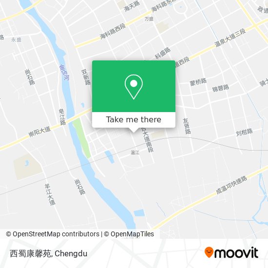 西蜀康馨苑 map