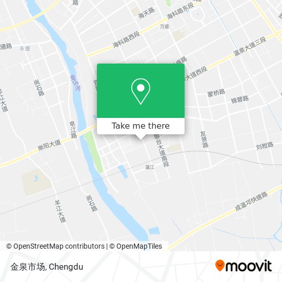 金泉市场 map