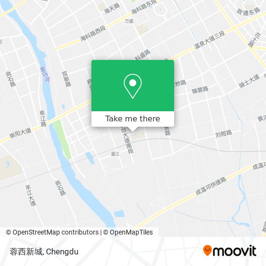 蓉西新城 map