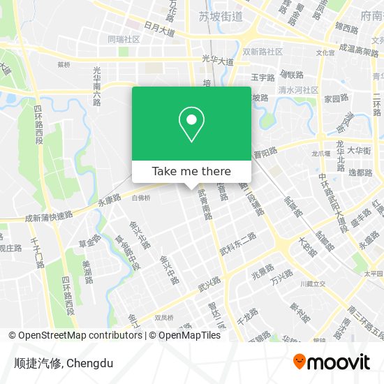顺捷汽修 map